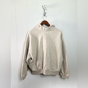 Fear of God Essentials tan classic hoodie size SM women's